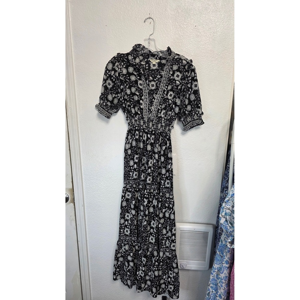 Max Studio London Maxi Dress Womens Small Black Excellent